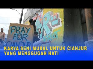 KARYA SENI MURAL UNTUK CIANJUR YANG MENGGUGAH HATI