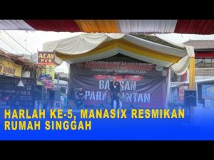 HARLAH KE-5, MANASIX RESMIKAN RUMAH SINGGAH