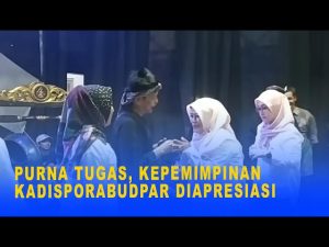 PURNA TUGAS, KEPEMIMPINAN KADISPORABUDPAR DIAPRESIASI