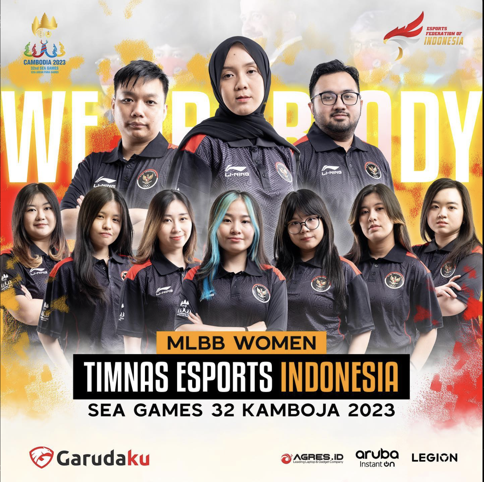 Timnas Mobile Legens Indonesia di Seagames 2023